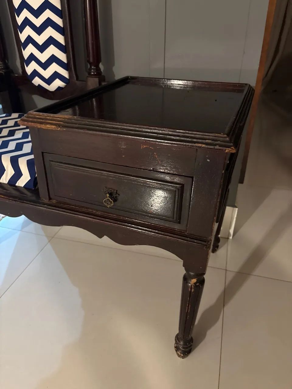 Móvel de madeira vintage (antiguidade) - Foto 3