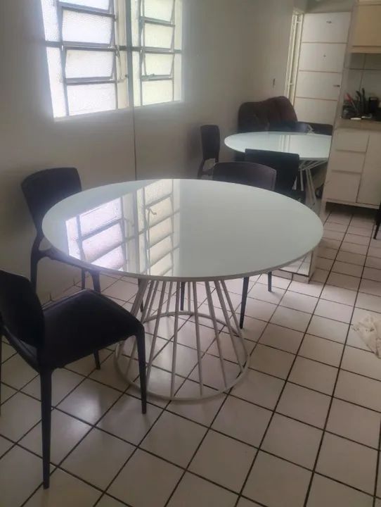 Mesa de vidro redonda  - Foto 2