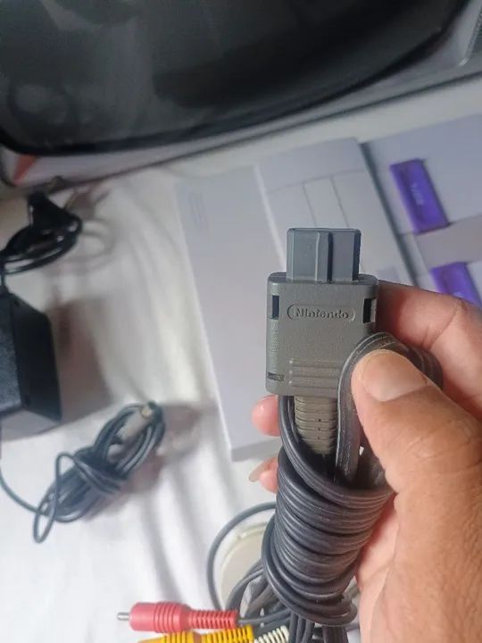 Super Nintendo - Console Completo com 2 Controles - Foto 5