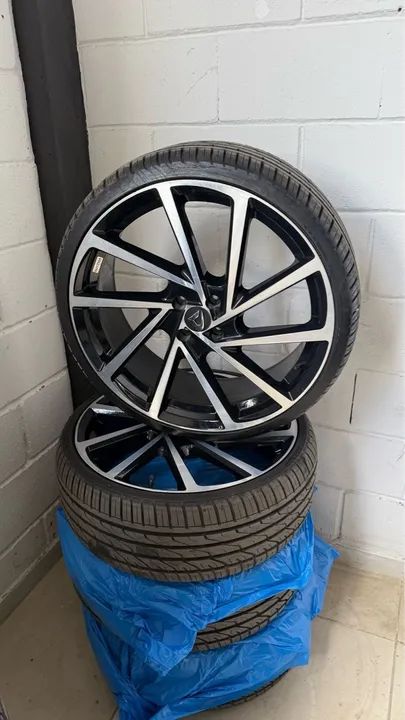 Rodas aro 20, 4 pneu zero e 4 roda zero  - Foto 2