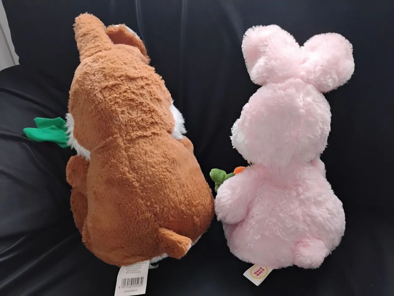 CASAL DE COELHOS DE PELUCIA - Foto 3