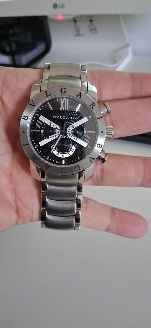 Relógio Bvlgari Masculino - super estiloso 