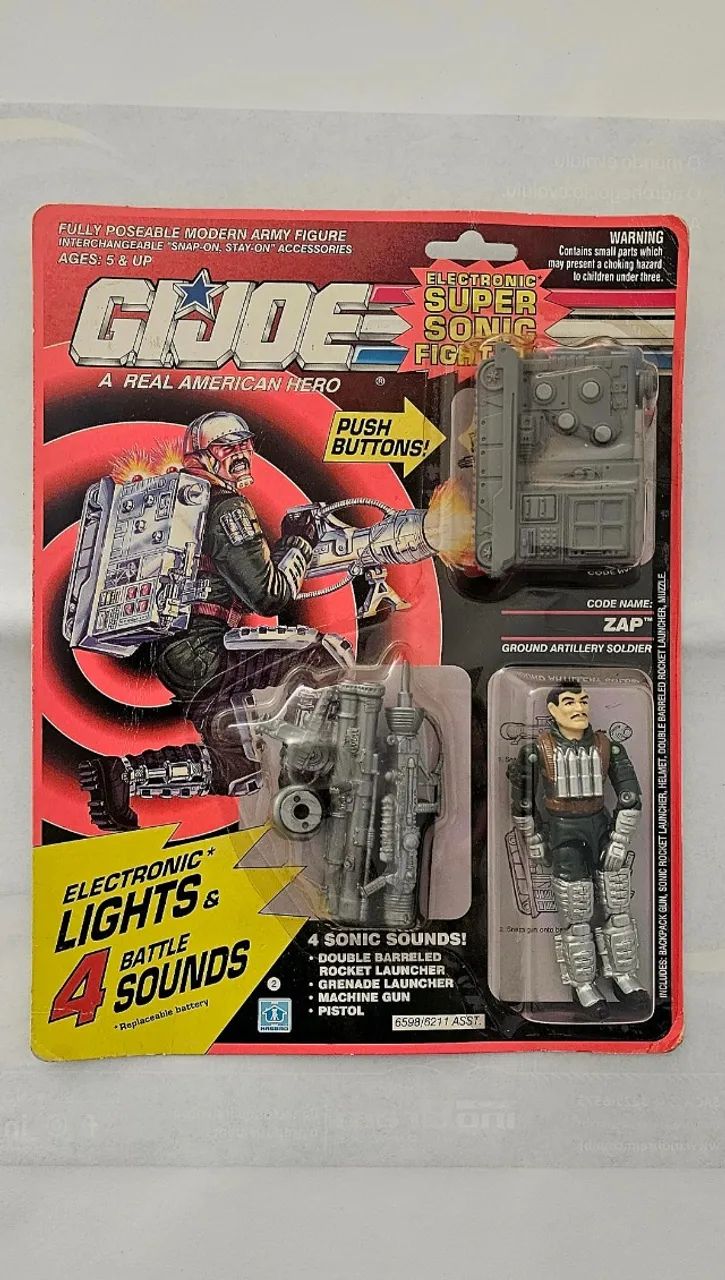 GI Joe Zap V2 Super Sonic Fighters 1991 Lacrado - Versão Europeia