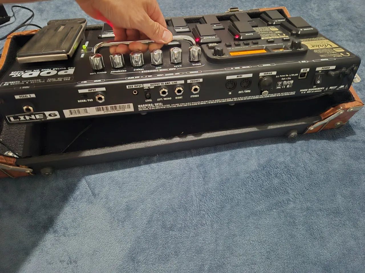 Line 6 POD XT Live com hard case - Instrumentos musicais - Setor