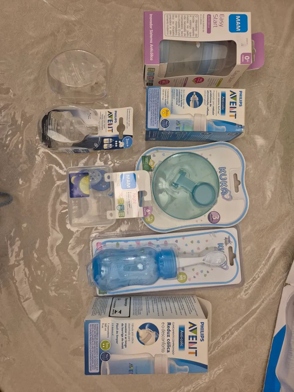 Kit mamadeira e diversos