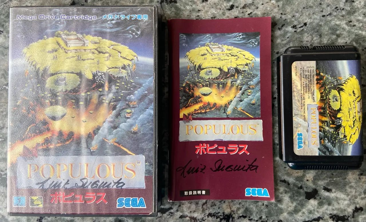 Jogo Mega Drive - Populous CIB