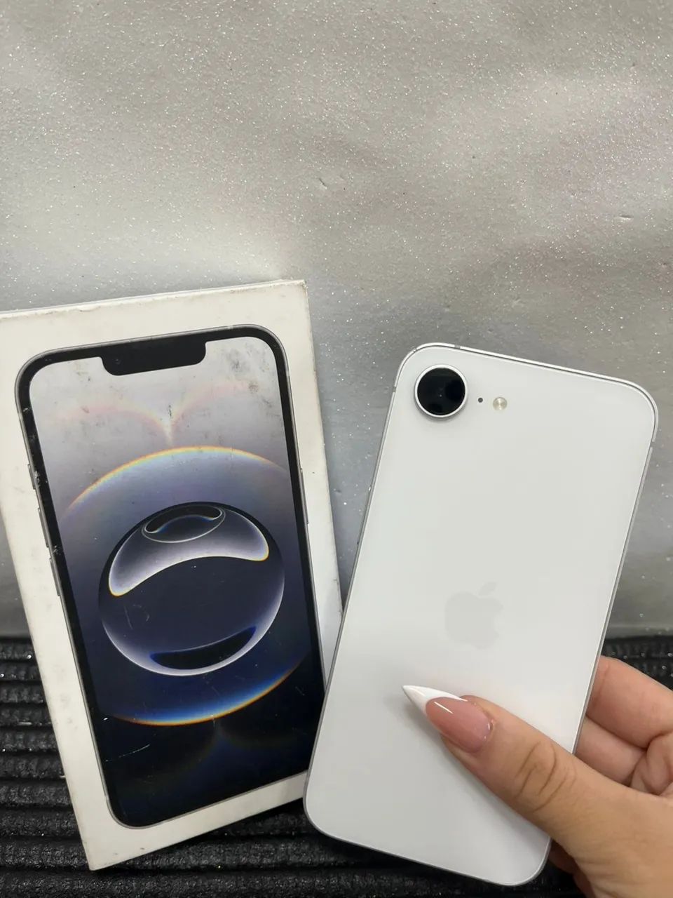 IPHONE 16E 128GB BRANCO BATERIA 95% COM CAIXAR $2899,00