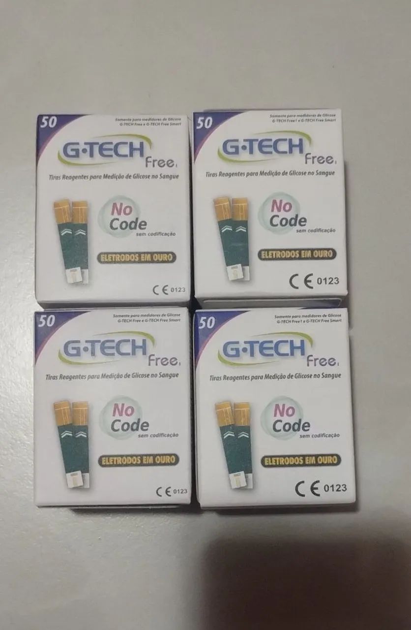 Tiras para medição glicemia 