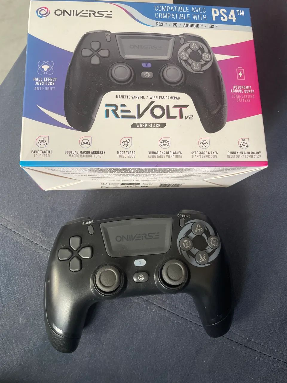 Controle de ps4 e pc 