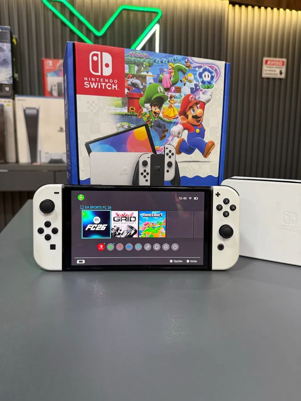 Nintendo Switch Oled impecável na caixa - entrego  - Foto 4