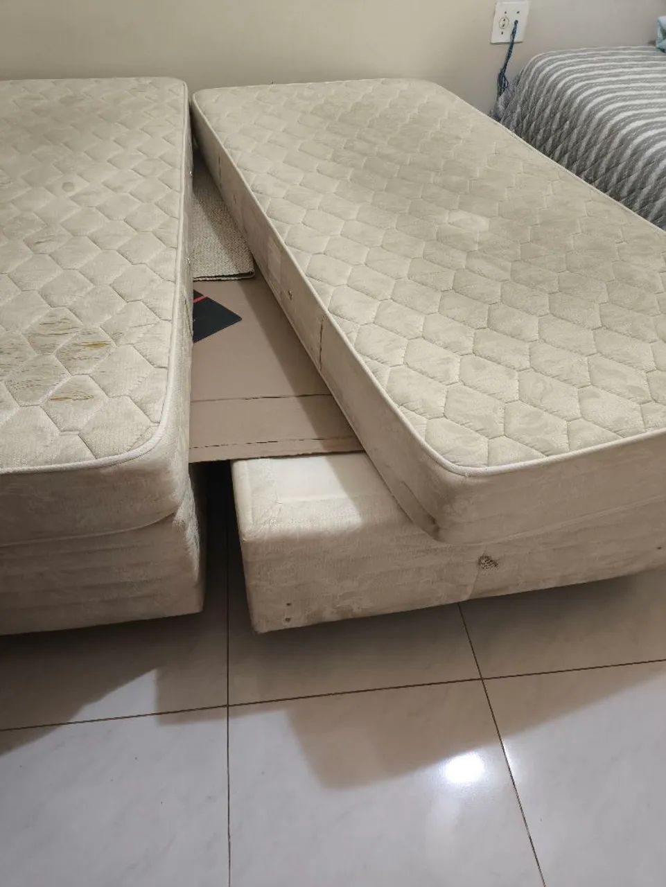 Cama box Solteiro + Colchão  - Foto 2