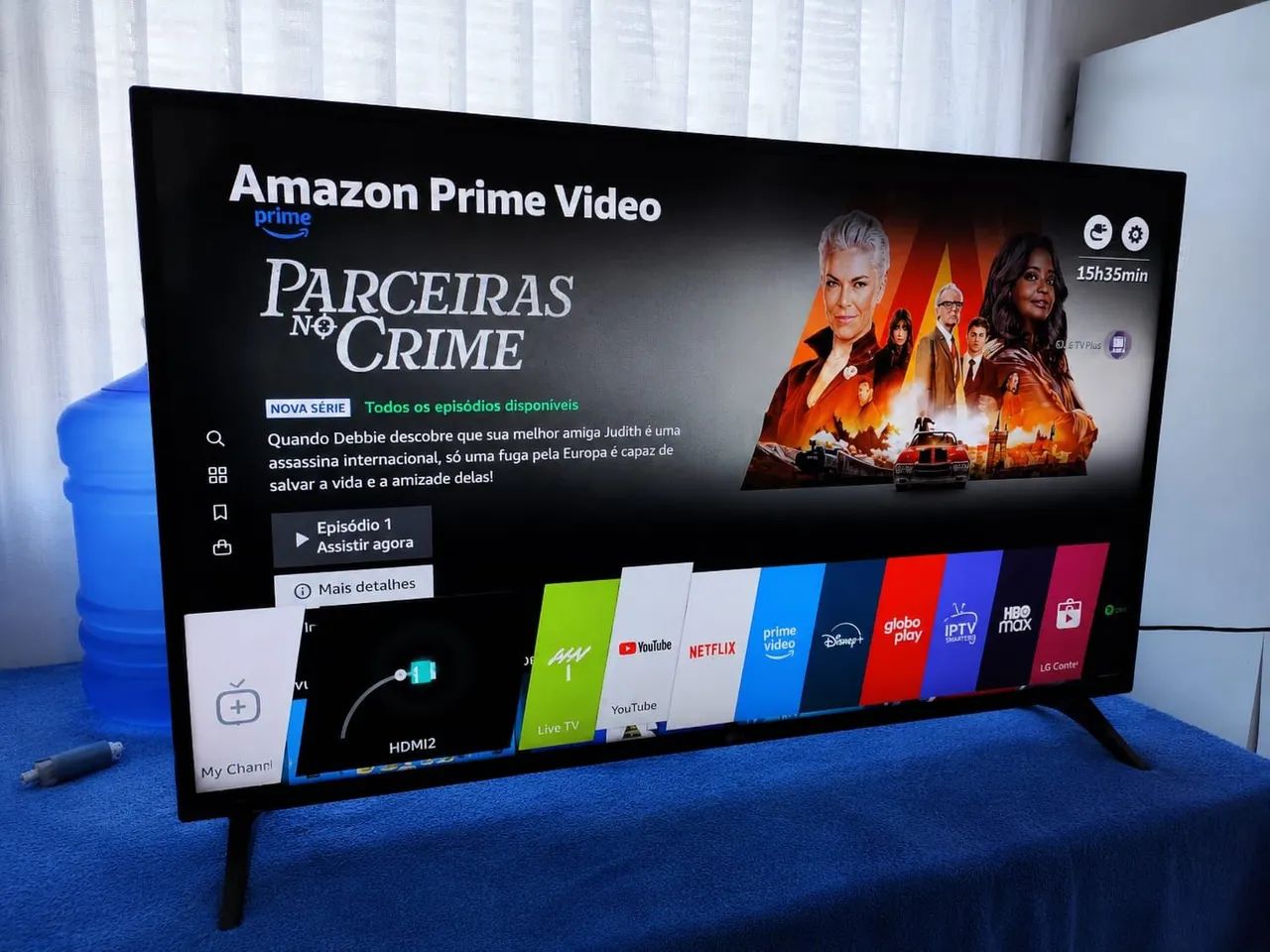 Smart TV LG 50 polegadas 4K ultra com vários aplicativos - Foto 5