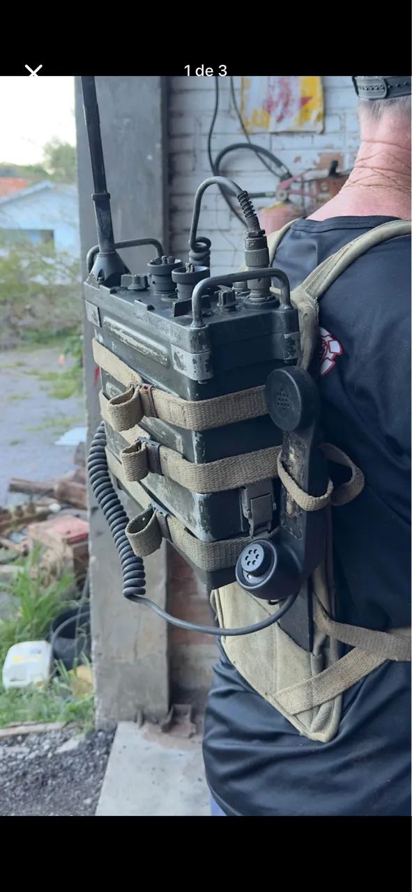 Rádio ERC 110 mochila militar exército