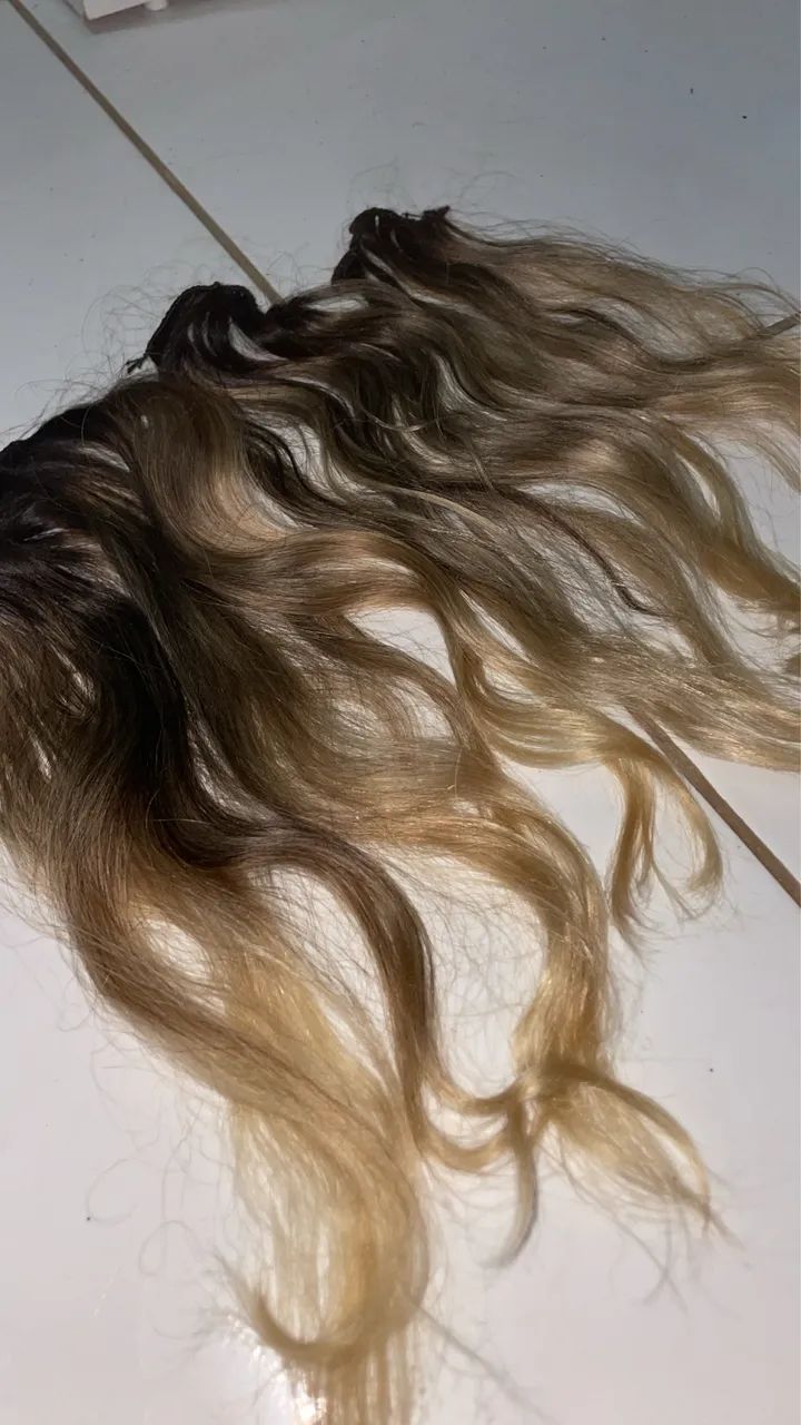 Mega hair loiro  - Foto 4
