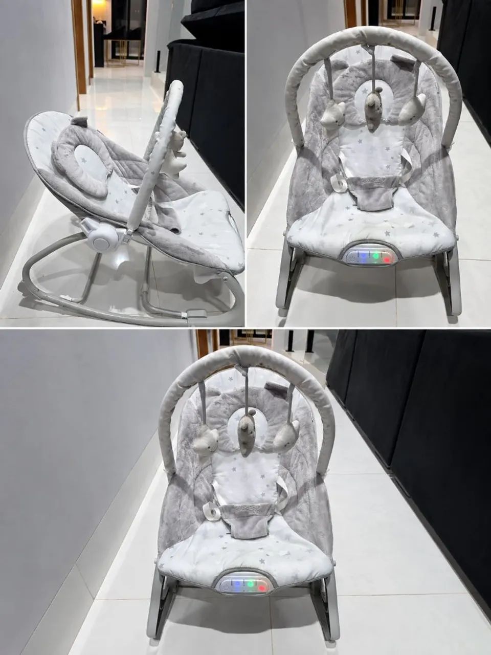Cadeirinha infantil de atividade e balanço