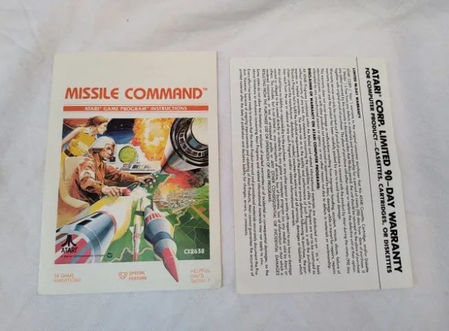 Missile Command - Cartucho Original Completo - Atari 2600 - Foto 5