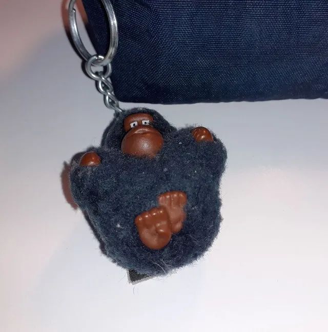 Estojo Kipling Original - Azul marinho com macaquinho - Foto 3