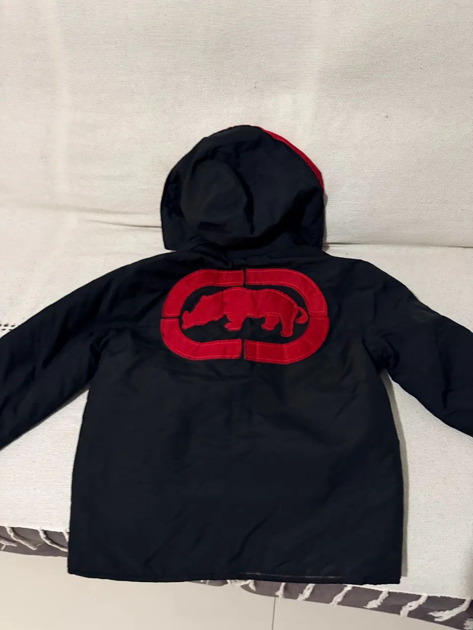 Casaco Infantil Ecko Unltd Original Dupla Face com Capuz
