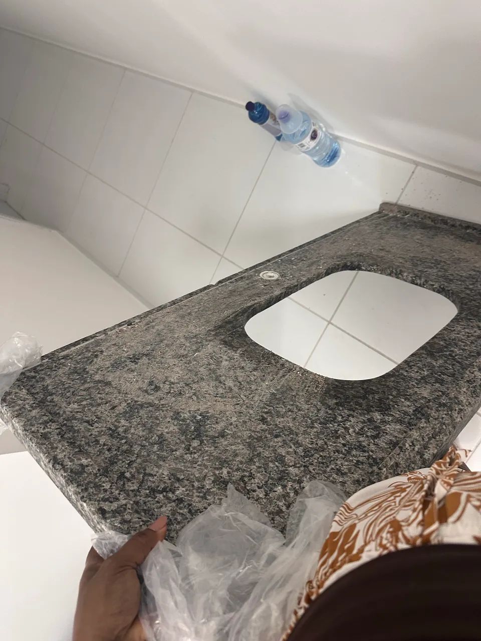 Pia cozinha mármore  R$ 250,00 - Foto 4