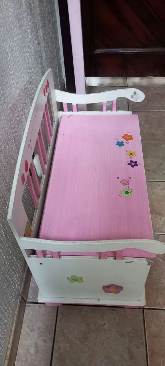 Baú e mancebo infantil conjunto