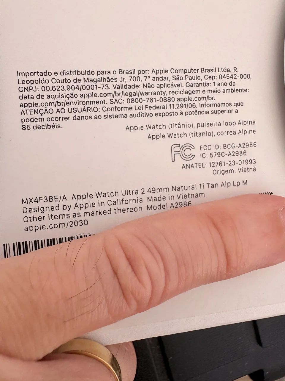 Apple Watch Ultra 2 prata - Foto 2