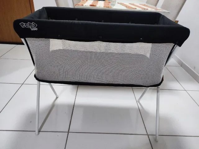 Mini berço portátil com colchão - Foto 2