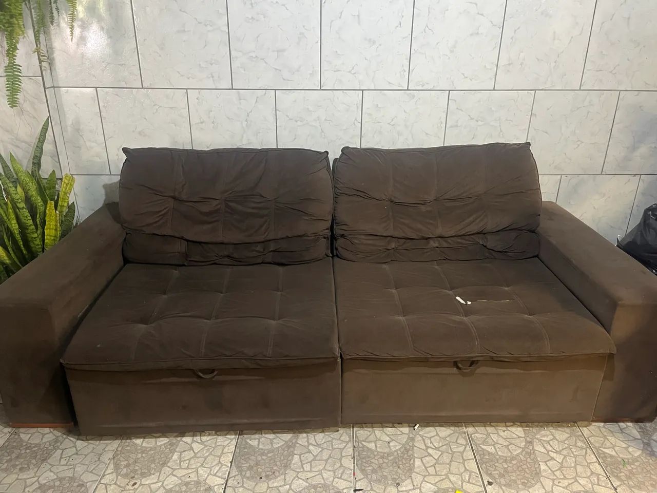 vendo Sofá Retrátil 4 lugares  - Foto 2