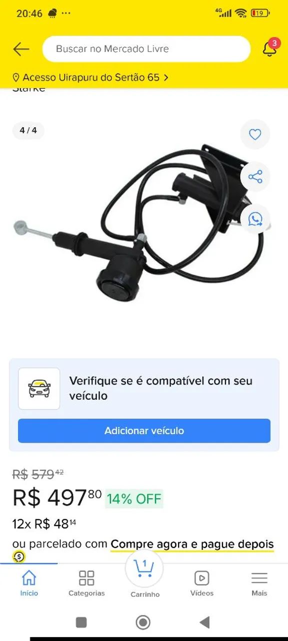 Cilindro de embreagem Iveco 35s14  - Foto 2