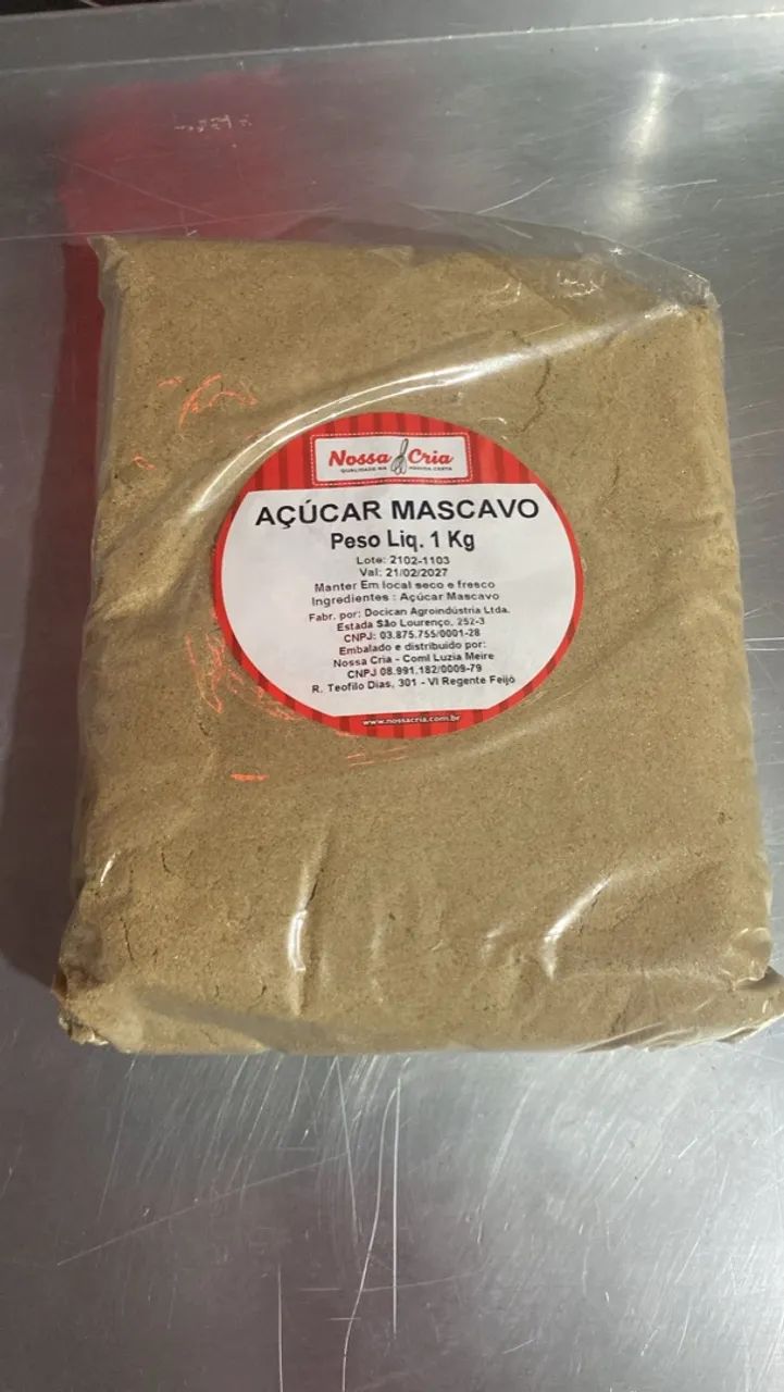 11Kg  AÇÚCAR MASCAVO 