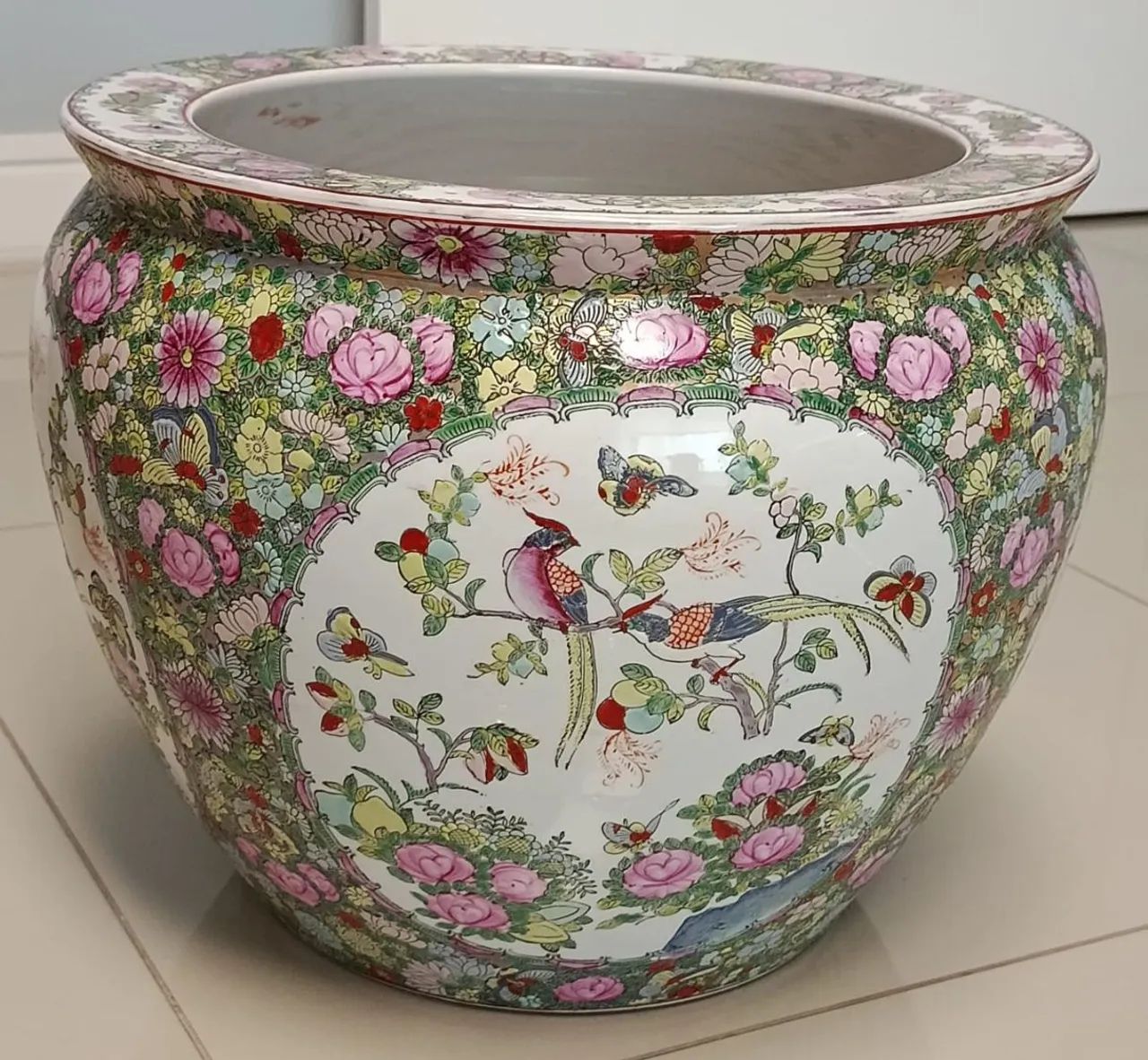 Cachepot de louça pintada - Foto 2