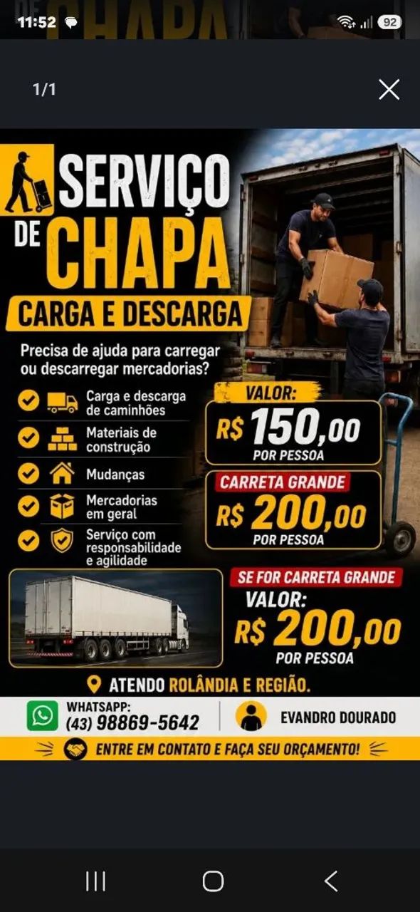 Trabalho de chapa 