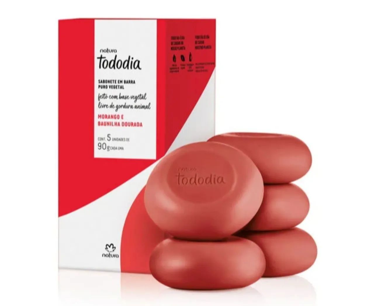 Sabonete Tododia Morango e Baunilha 