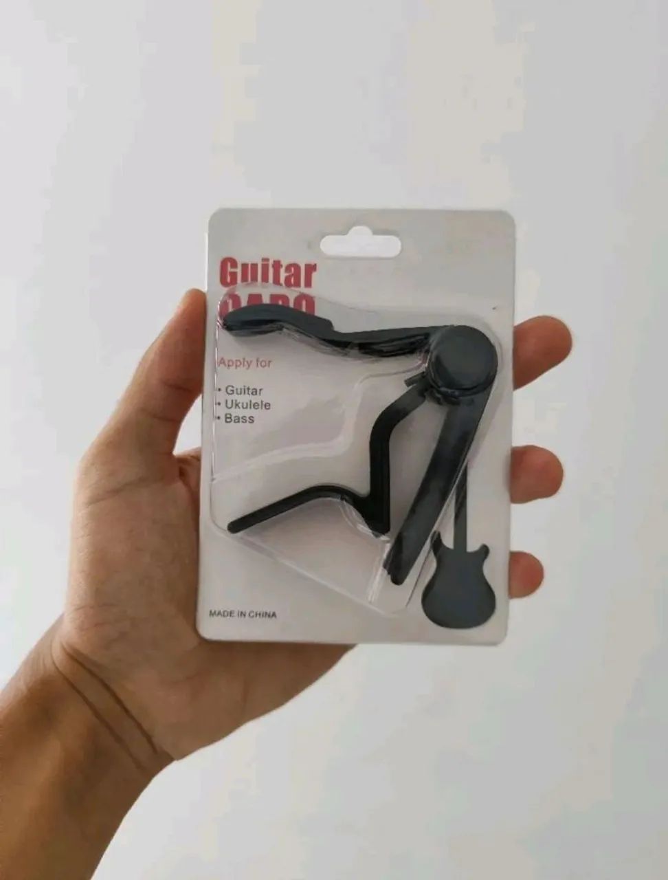 1x capotraste para guitarra, violão, ukulele e baixo
