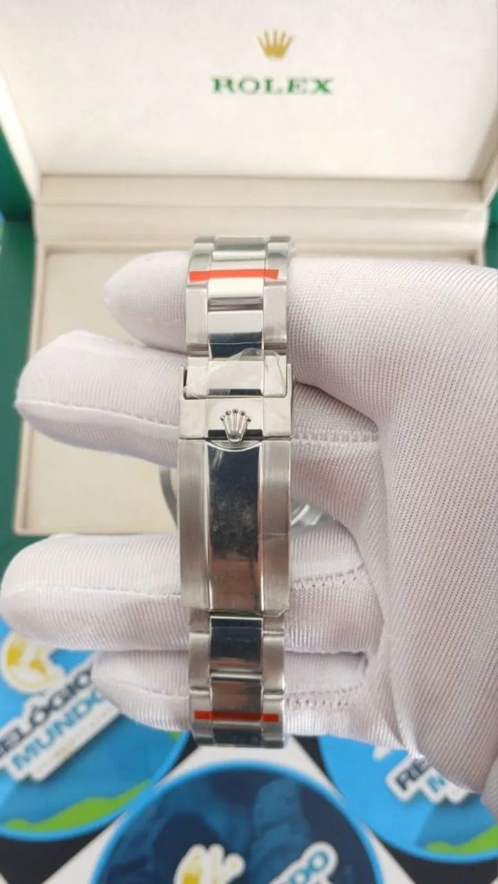 RELOGIO YACHT MASTER II FUNDO CINZA AUTOMÁTICO  - Foto 5