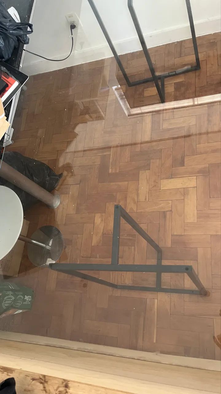 Tampo de Vidro para mesa - dimensões 107x198cm  - Foto 3