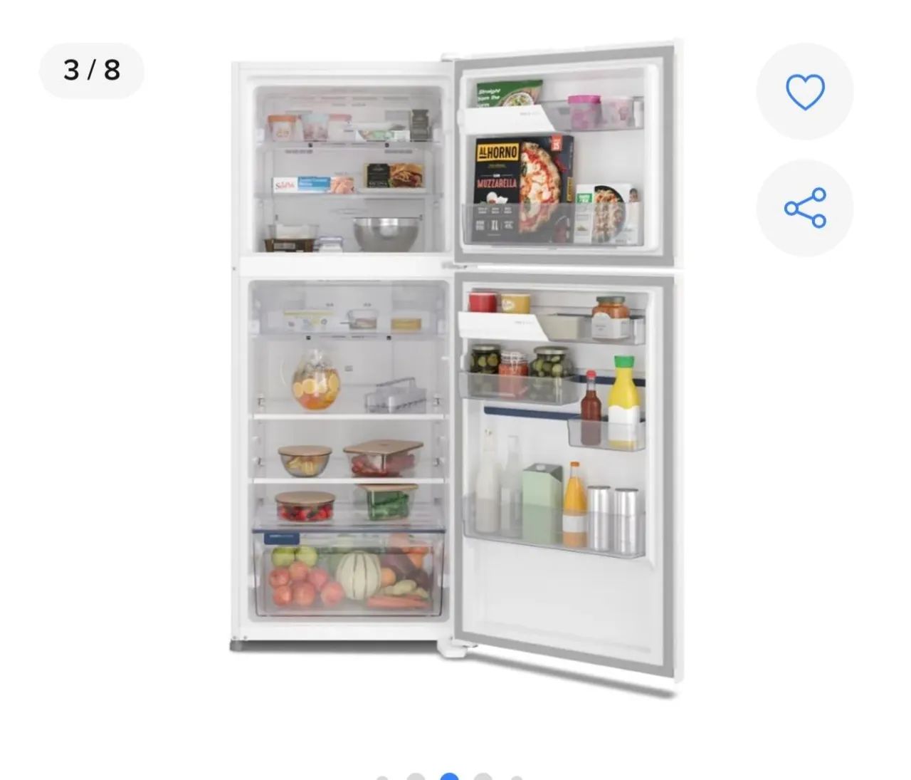 Geladeira Eletrolux Frost Free top freezer 2 portas tf55 431 L - Foto 6