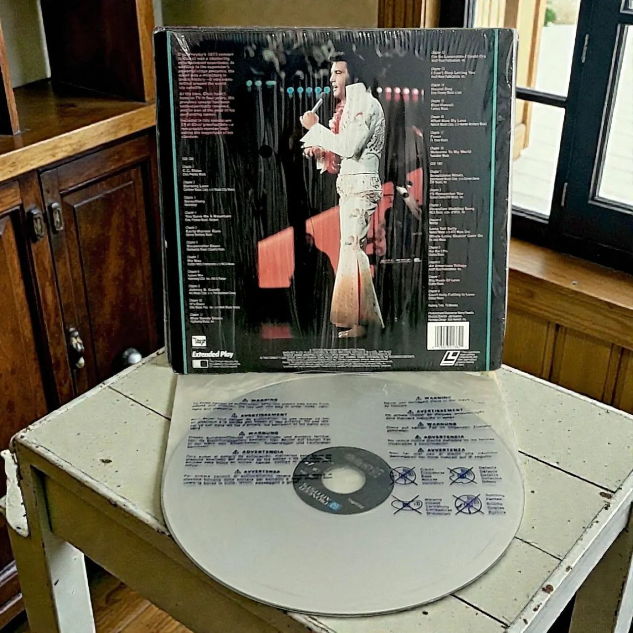 Laser Disc Show Elvis Presley Aloha From Hawaii, 1984, Usado - Foto 2