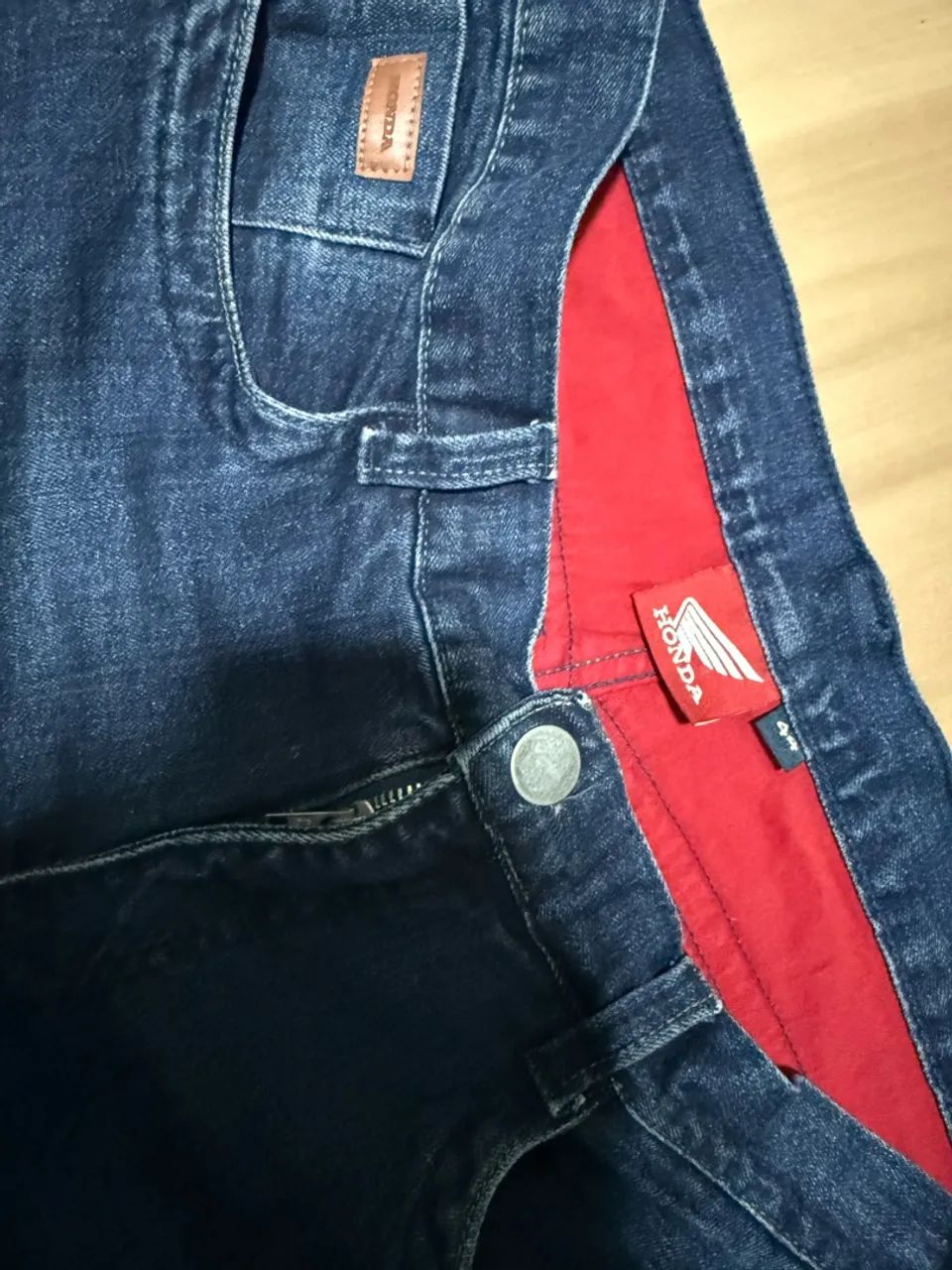 NOVA Calça Jeans de Proteção Honda Tam 44 - Foto 2