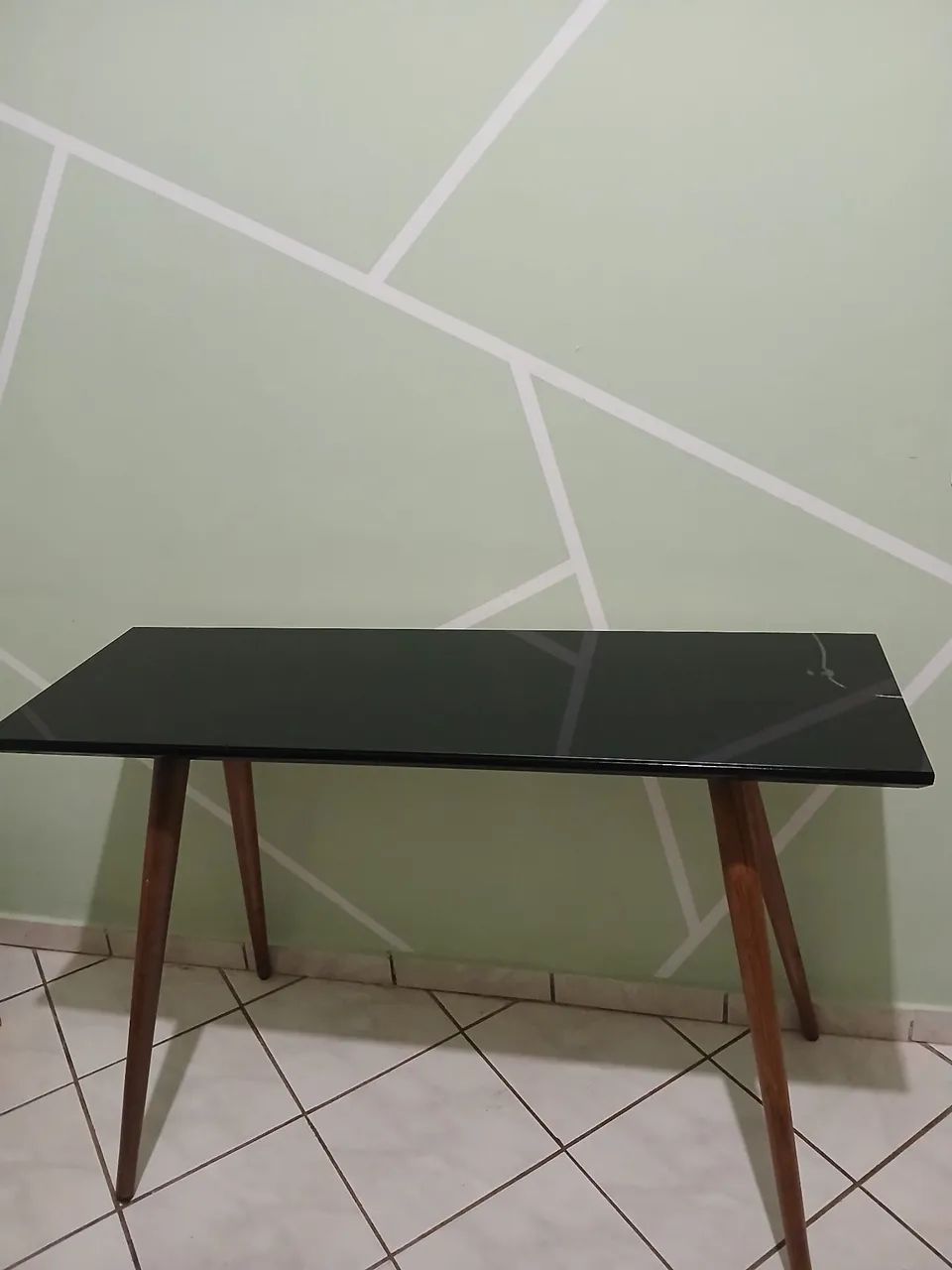 Vendo aparador laqueada preto 1,20mts