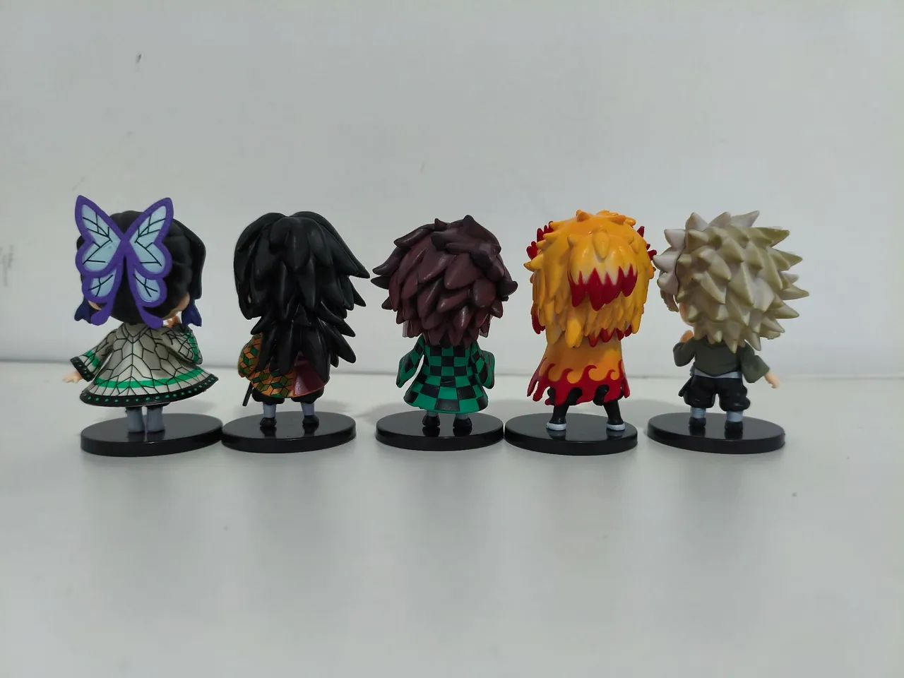 05 Action figures Kimetsu no Yaiba Hashiras 07cm PVC  - Foto 2