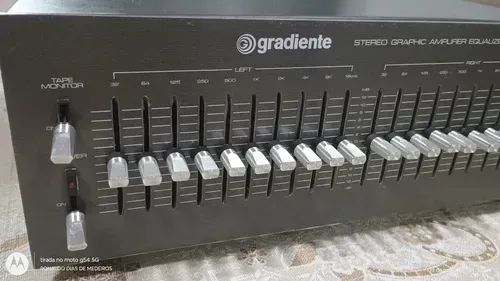 Equalizador Gráfico Gradiente E1 Grafite