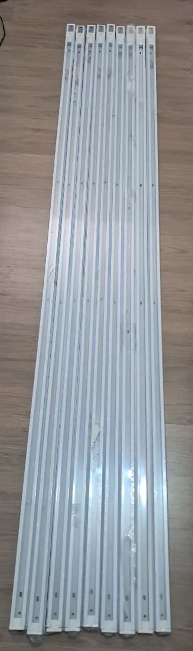 Kit com 9 perfil branco MTX Led light 2000x36x17mm 