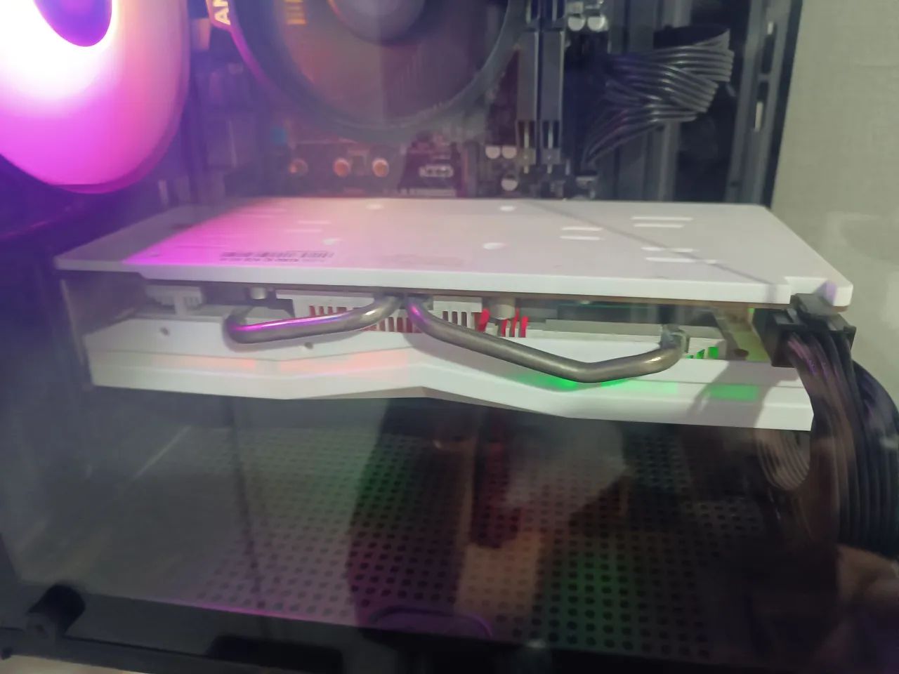 Placa de vídeo RX 580 2048sp branca - Foto 4