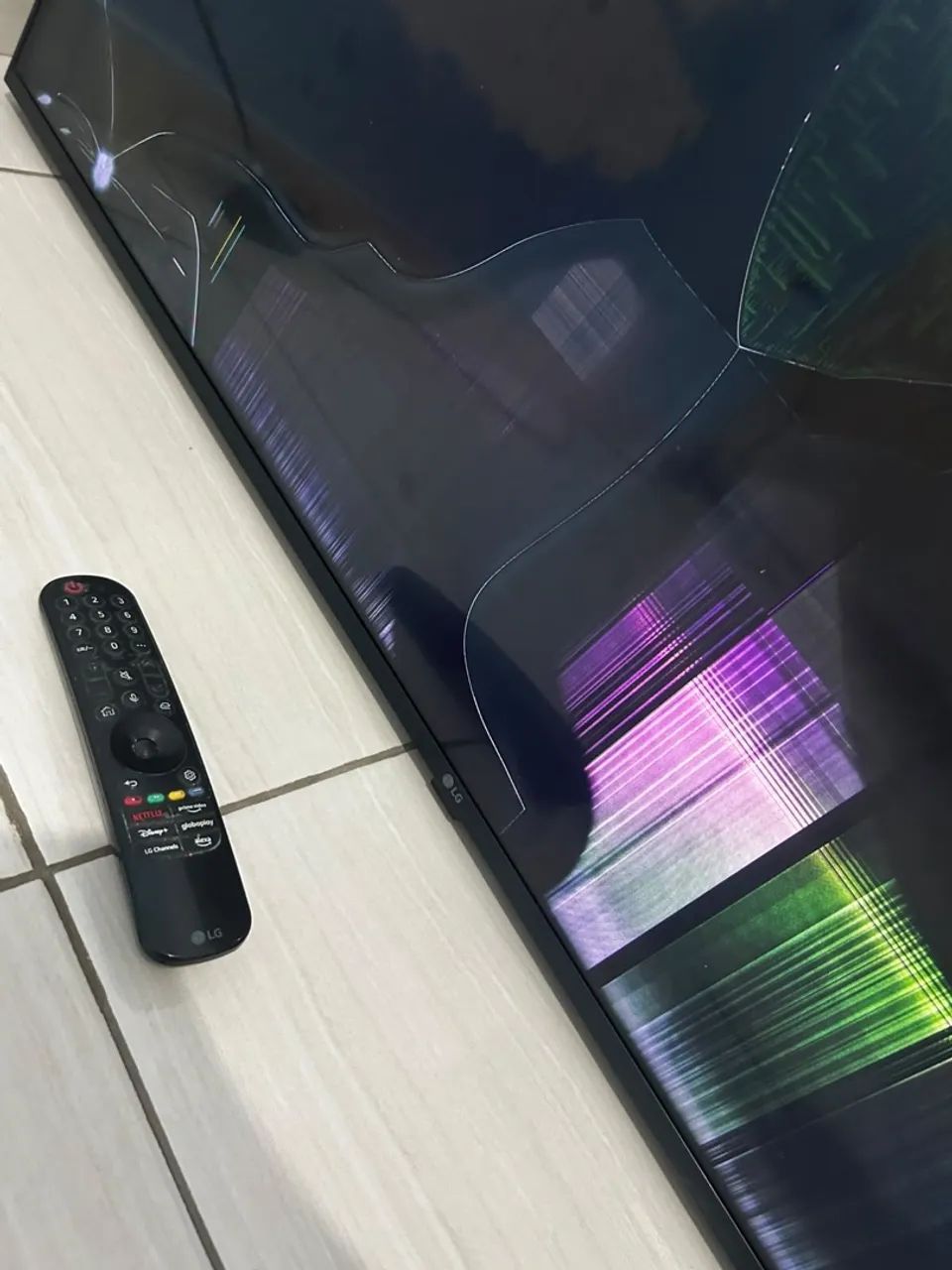 Tv Lg 50 polegadas *Tela quebrada* - Foto 3