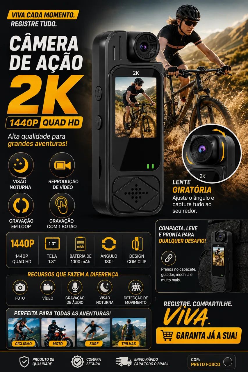 Câmera bicicleta 