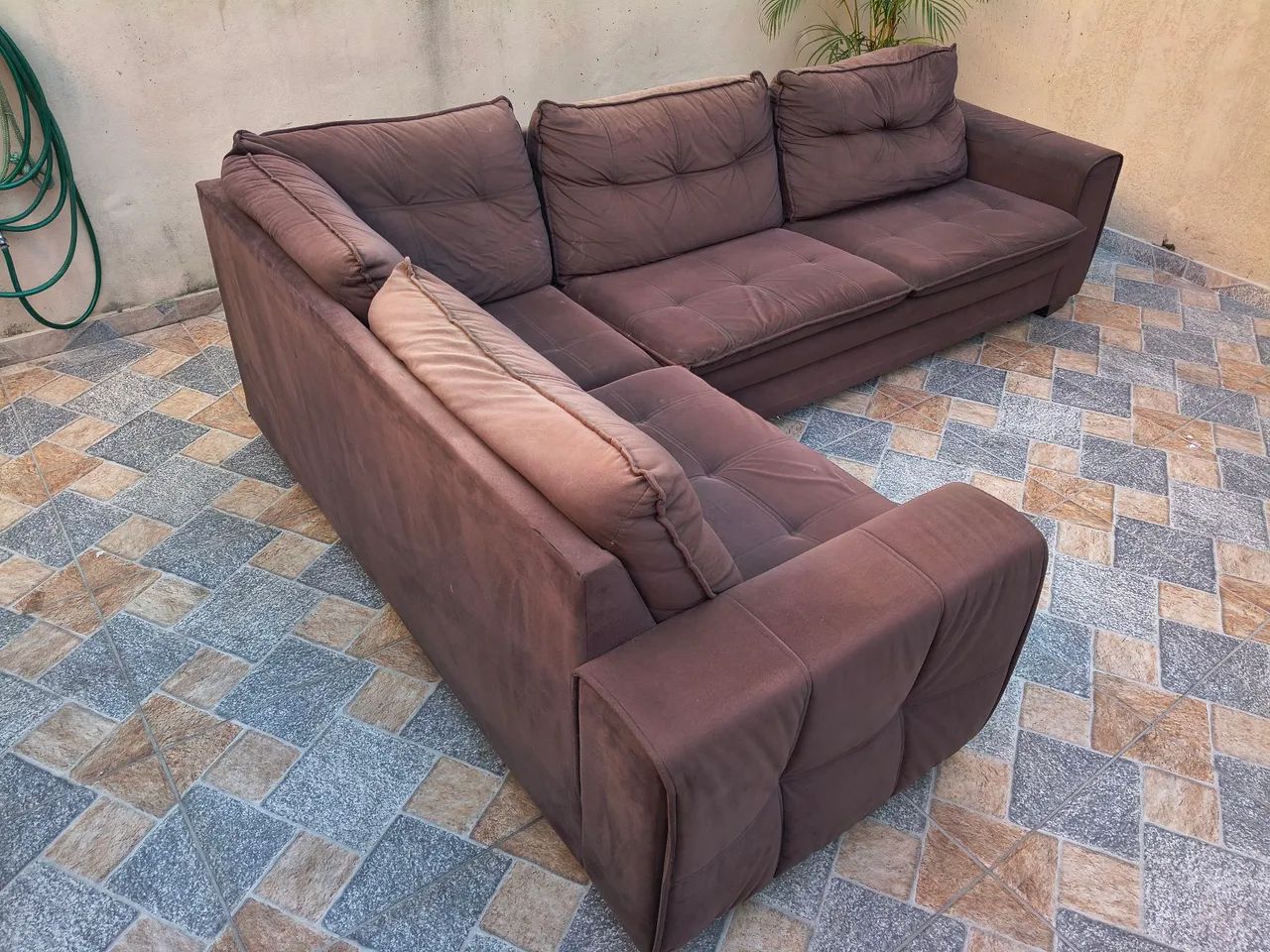 Sofa de canto veludo  - Foto 2