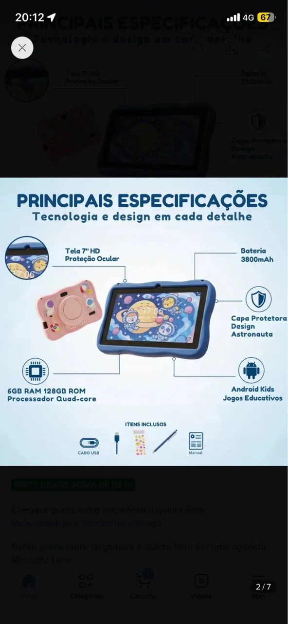 Vendo Tablet Infantil  - Foto 5