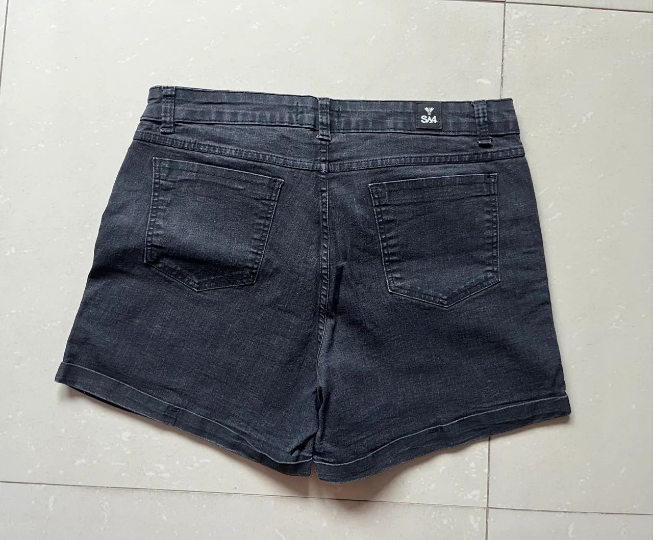 Bermuda Jeans Preta  - Foto 2