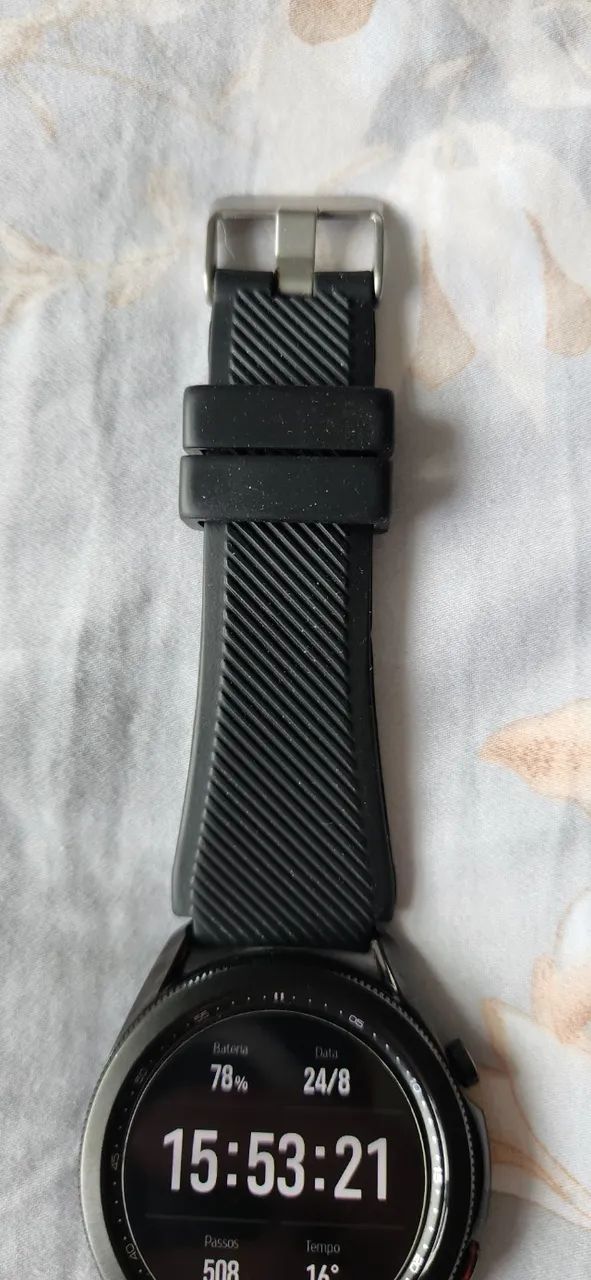 Smartwatch Samsung Galaxy Watch 3 45mm Preto - Foto 4