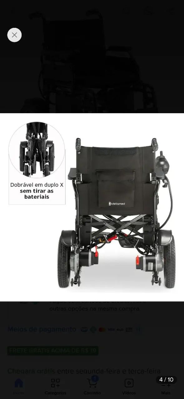 Cadeiras de rodas motorizada 